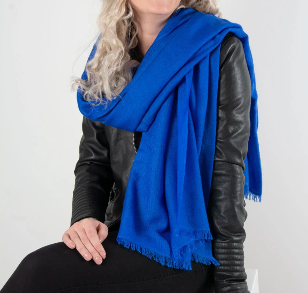 CLASSIC PURE CASHMERE SCARF - BABY PINK
